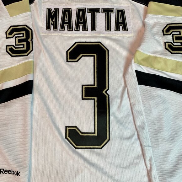 2014 OLLI MAATTA #3 Hockey Jersey STADIUM SERIES CHICAGO Pittsburgh Penguins XXL - Picture 7 of 9